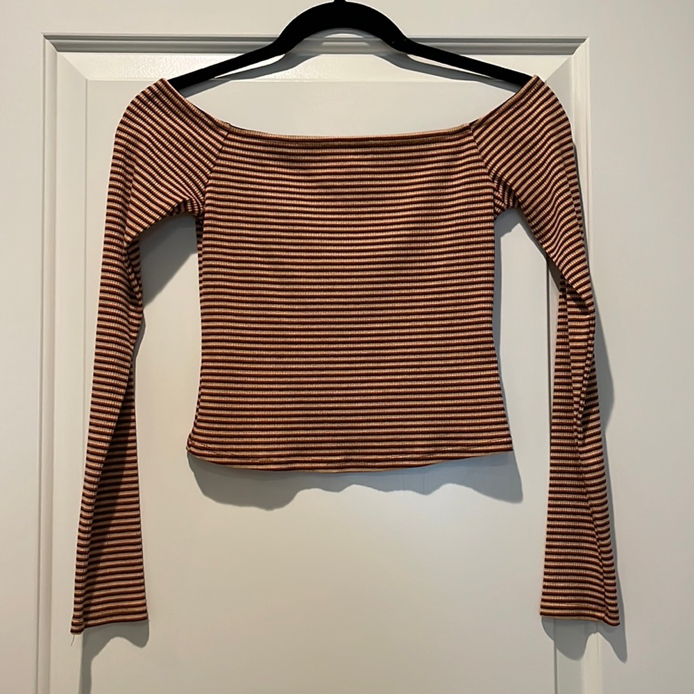 Urban Outfitters Off the Shoulders Long Sleeve